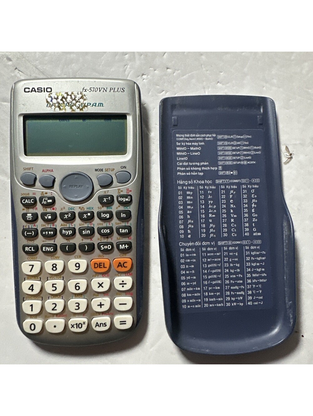 Casio fx-570VN PLUS Natural VPAM Scientific Calculator w/ Cover Tested Working
